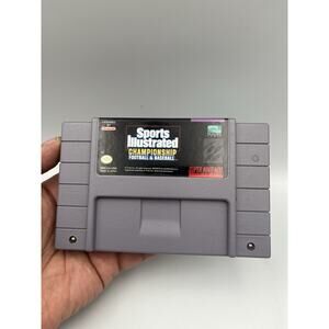Sports Illustrated Championship Nintendo SNES